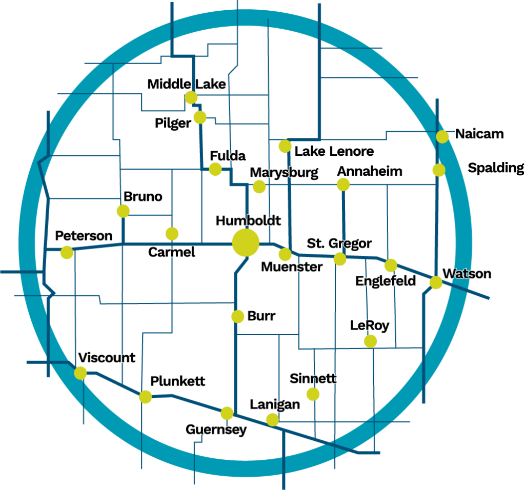 Humboldt Chamber Region Map